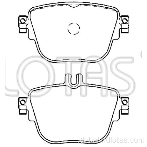 Front And Rear Brake Pads Set Brake Pad Set for peugeot Manufactory